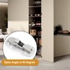 2-Pack Hidden Hinges Soft Close Surface Mount Kitchen Cabinet Hinges,