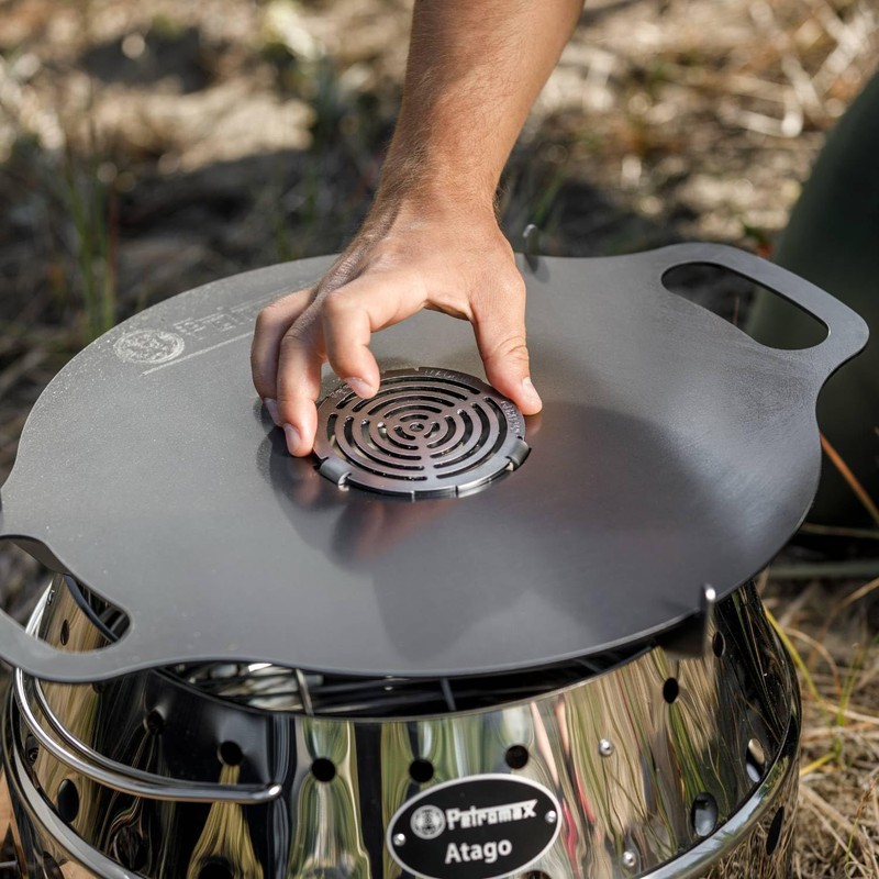 Petromax Atago Griddle Insert, for Atago Camp Grill, Direct Flame