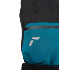 Reusch Men's Primus R-tex Xt Waterproof Membrane, Comfortable Warm Ski Gloves, Softshell Gloves, Snow Gloves, Winter Gloves, 9.5, Blue/Black