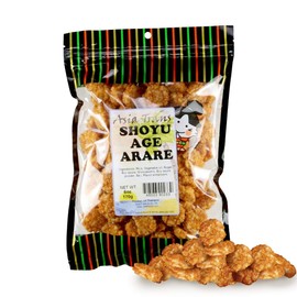 Shoyu Age Fried Arare Rice Crackers 6 Ounce - Perfect on the go snack. Add to popcorn or trail mix. Packed fresh in Hawaii. Sweet and salty flavor profile