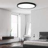 LVL LED Ceiling Light Black Shell 24W 2600lm Natural White