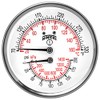 Winters TTD Series Steel Dual Scale Tridicator Thermometer with 2"