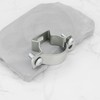 EMSea Pack of 8 Galvanised Steel Pipe Clamps M32 Pipe