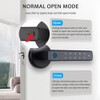 Swokely Smart Fingerprint Door Lock with Handle, 4 in 1