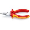 Knipex Needle-Nose Combination Pliers chrome-plated, insulated with multi-component grips, VDE-tested