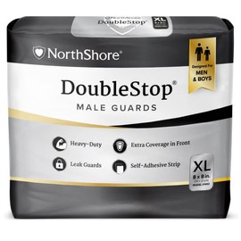 NorthShore DoubleStop Male Guards, X-Large, Trial Pack/4