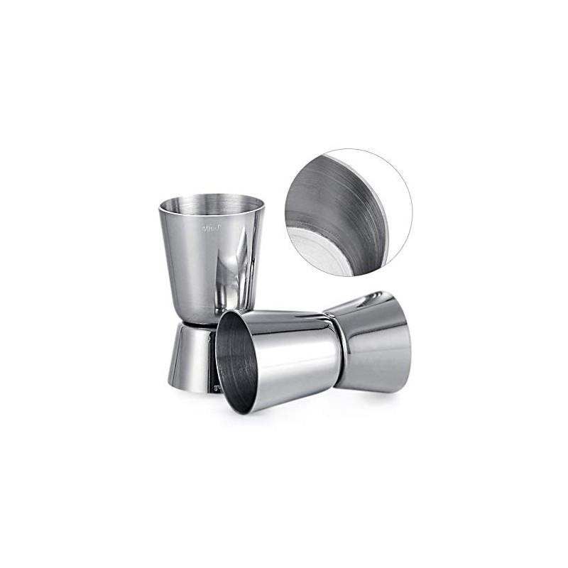 Jigger Spirit Measure by T&F | 20ml/30ml Measuring Cup, Stainless