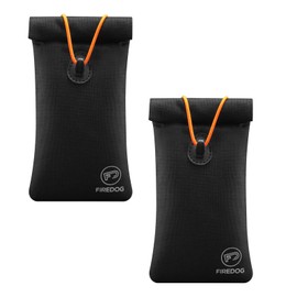 FIREDOG 2-Pack Faraday Pouch for Car Keys and Smartphone, Key Signal Blocking Bag, Anti Theft Car Protection, Cell Phone Keyless Entry Fob Signal Blocking Bag (Black)