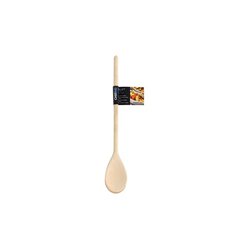 Chef Aid Wooden Sppon Set, Pack of 2