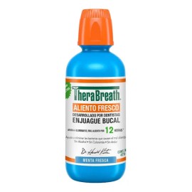 Enjuague Bucal Therabreath Aliento Fresco Menta fresca 473ml