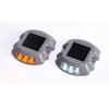 Waterproof LED Solar Deck Lights, 1 Pack Warning Step Lights