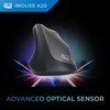 Adesso iMouse A20 Ergonomic Wireless Mouse, 1000/1600/2400 DPI, Vertical Design,