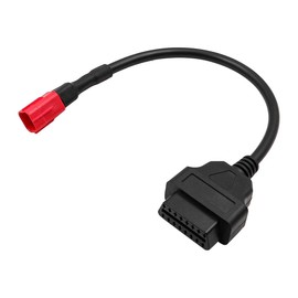 WANGCL OBD2 Cable Adapter 16-Pin to 6-pin Motorbike OBD Cable for Honda Hawker Yamaha and Most Other Motorbikes