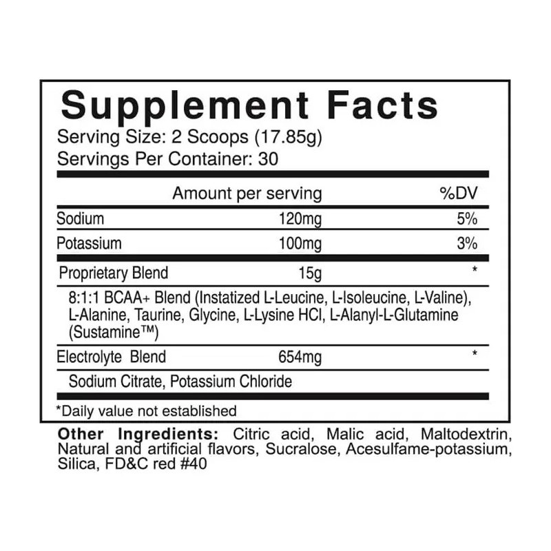 Aminoacidos Bcaa Supreme 811 Bcaa Usplabs Blue Raspberry