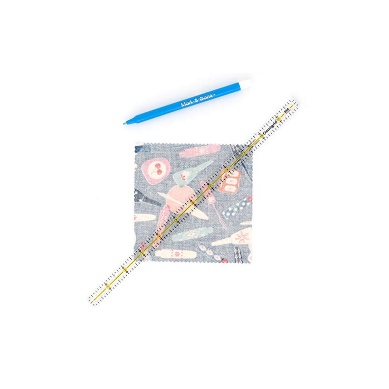 Dritz Omnigrid Marking Ruler Trio Set with Lengths 4", 6",