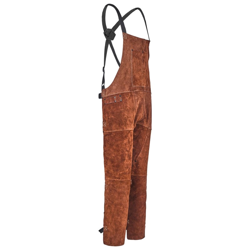 VEVOR Leather Welding Apron Split Leg, Heavy Duty Cowhide Flame