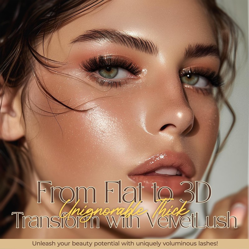 LASHVIEW Lash-Extension-Clusters, Volume Lash Clusters 9-18mm mix Fluffy Lash Extension