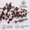 SKIR'CO (Pack of 50) Painted Roofing Screws 4.8 x 50