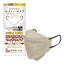 Biho Mask Made in Japan 4 Layer Construction, Double Uses Domestic High Performance Filters! Wide size that covers up to the cheeks, and is recommended for people with large bodies! A variety of variations with the combination of body and ear elastics! F