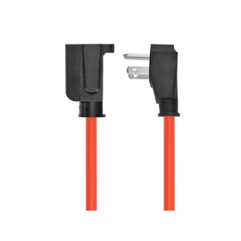 Monoprice Coiled Power Tool Extension Cord - NEMA 5-15P to NEMA 5-15R, Expands from 3 Feet to 10 Feet, 13 Amp, 16AWG, Orange