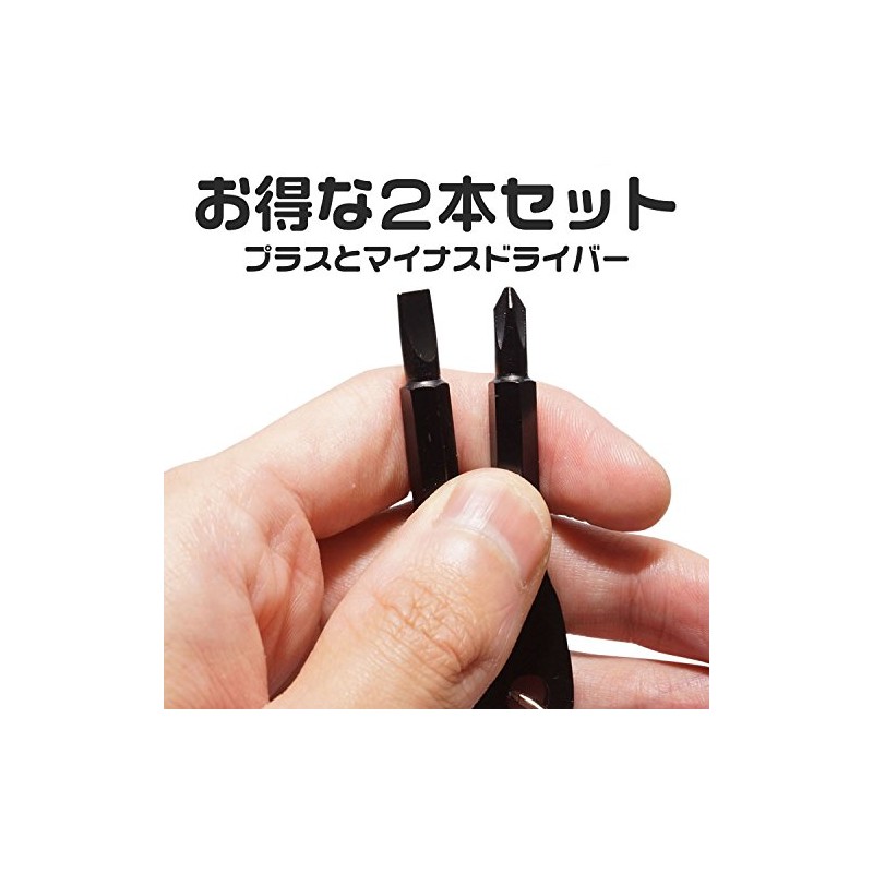 PR-MINIDORA Mini Screwdriver with Key Ring, Set of 2, Phillips