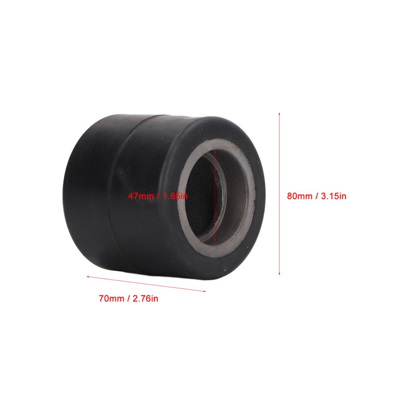 Truck Load Wheel 80 X 70mm Stainless Steel Rubber Scratch