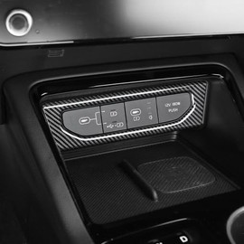 YOUTOOCAR Charging Port USB Hole Protective Cover Compatible with Kia K5 2025 Accessories (Carbon Fiber Pattern)