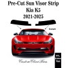 American Made Films Pre-cut Sun Visor Strip 5% Limo Window