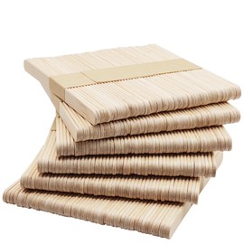 Pack of 300 wooden ice cream sticks, wooden sticks, wooden spatulas, ice sticks made of wood for crafts, craft woods, versatile use for crafts, wooden spatulas, wooden spatulas, DIY crafts
