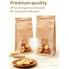 Jexila 50 Pack Small Bakery Bags with Window Reusable Cookie