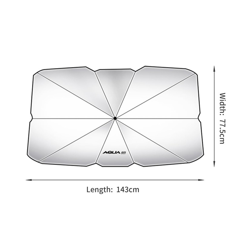 Aqua GR Sport Exclusive Car Sun Shade Umbrella for Car