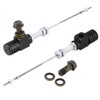 M10x1.25mm Hydraulic Clutch Master Cylinder Brake Pump Black for Motorcycle