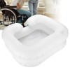 Cómodo lavabo inflable para champú, lavabo inflable de PVC para