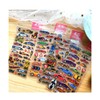 Cmart-Labo Boys Stickers, Super Car, Set of 4, 3D, Sparkling,