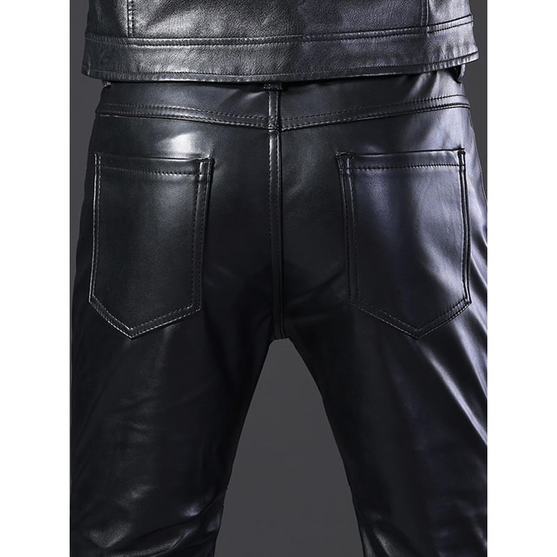 Idopy Men`s Rock Steampunk Gothic Lace Up Cosplay Party PU