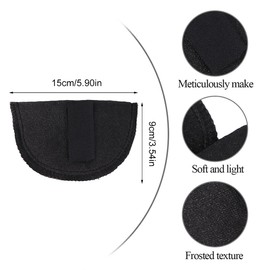NTRUXZP 2 Pairs Shoulder Pads for Sewing Shoulders, Thick 1.5 cm Sponge, Breathable Set-in Pads, Slanted High Low Shoulders, Sewing Accessories for Men and Women, Blazer, Suit, T-Shirt