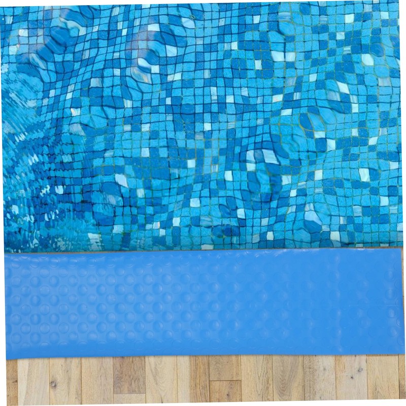 iplusmile 2pcs Non-Slip Pool Ladder Mat Waterproof PVC Protective Pad