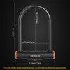 INTEKIN Bike U Lock Heavy Duty Bike Lock Bicycle Lock