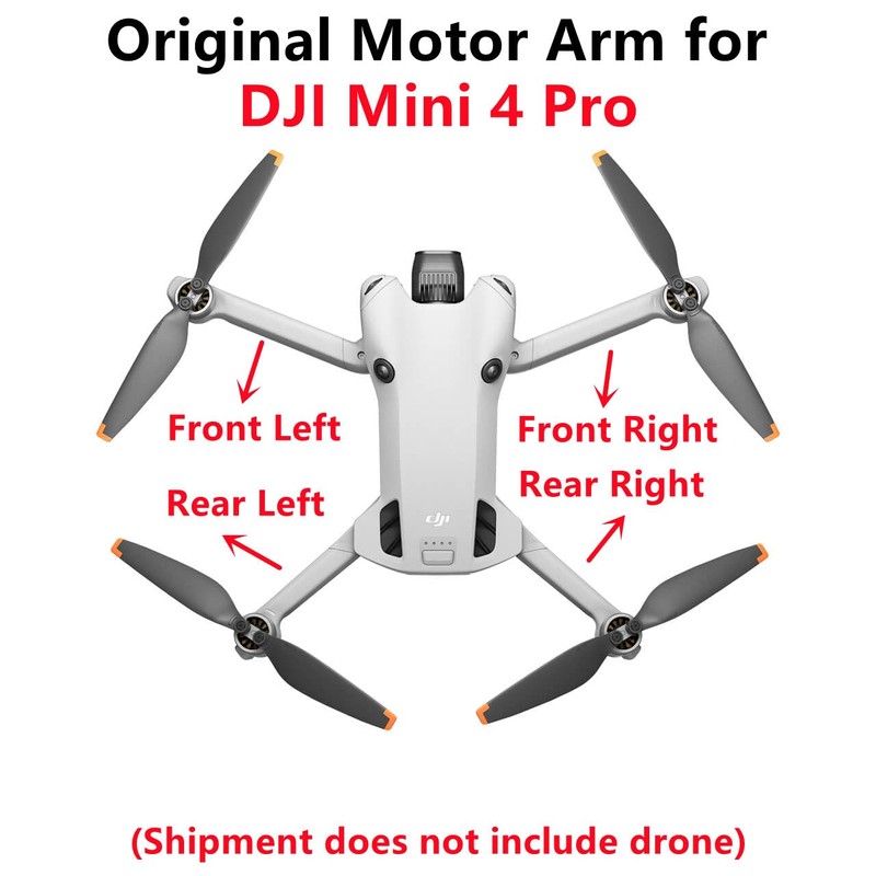 Original Rear Right Motor Arm for DJI Mini 4 Pro
