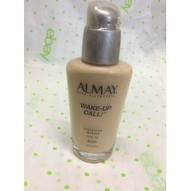 Almay Hypo Allergenic Wake-Up Call! Energizing Makeup SPF 15 Buff NEW.