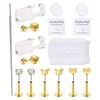 QWALIT Ear Piercing Kit Gold Ear Piercing Gun Kit Self