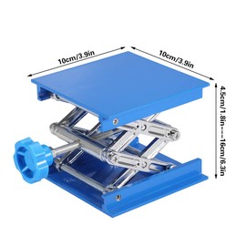 Lab Lift Aluminium Platform Lab Lift Bottle Bathtub Table Lifting Height 45mm to 158mm 5kg Load Capacity, #416