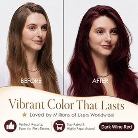 Champú para teñir el cabello 3 en 1, cobertura duradera de canas, champú para teñir el cabello con ingredientes a base de hierbas, champú de fácil apl