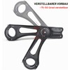 GEWAGE Bicycle Stem Adjustable, Bicycle Stem Riser for 31.8 (1-1/4