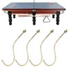 2 Set 4pcs Copper Billiards Snooker Pool Table Edge Hook