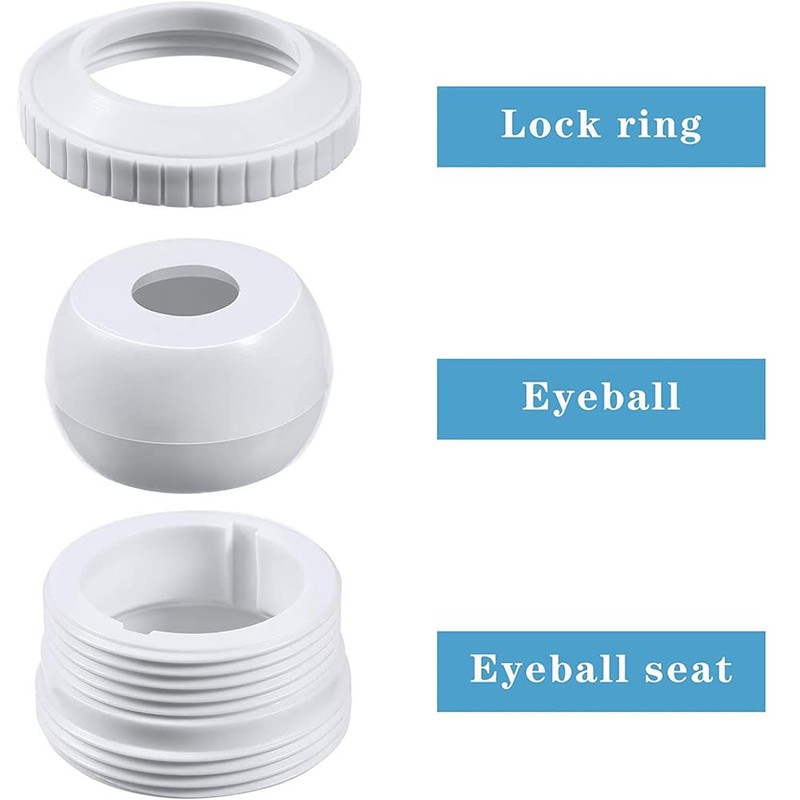 2pcs Pool Spa Directional Flow-Hydrostream Return Jet, Swimming Pool Return