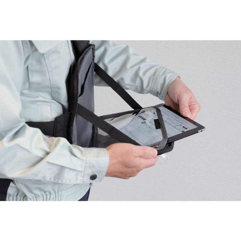 TRUSCO TABG-BK Tablet Case for Work Sites, Drawing Board Type