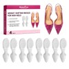 Gel Heel Inserts, Self-Adhesive Half-Sole Pads for High Heels,Clear,P:4-5.5