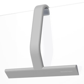 dancemoon JustHang Shower Squeegee for Glass Doors, All-One-Piece Silicone with Built-in Hook Design for Easy Hanging, Household Window Mirror Squeegee for Bathroom, Glass, Kitchen, Tile Wall, Car