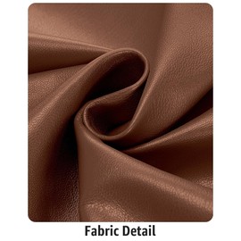 Luvamia Faux Leather Skorts - High Waisted, Ruched Wrap Skirts - Casual Shorts for Women - High Waist Rustic Brown Size Medium (Fits Size 8 / Size 10)